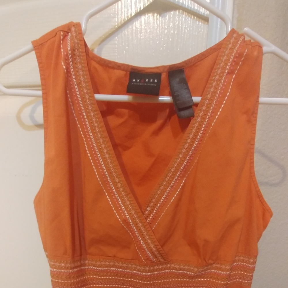 Orange tank top